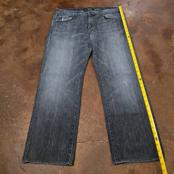 7 For All Mankind “Austyn” Straight Leg Jeans Men’s Size 38 - Picture 7 of 12